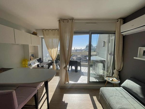 Studio cabine Vue Mer - La Grande Motte