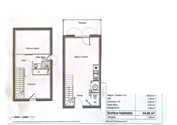 Lunel (34400) (34) Lunel Maison 2 pièces 45m2