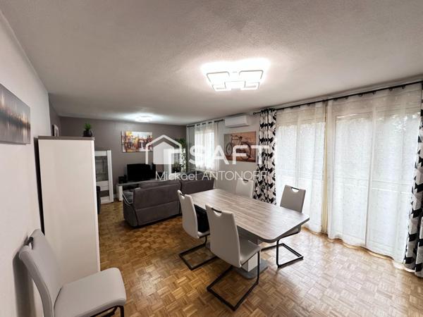 Appartement 4 pièces avec balcon et cave