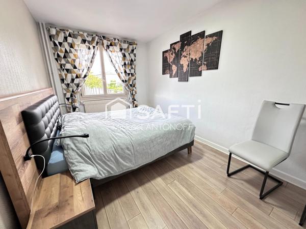 Appartement 4 pièces avec balcon et cave