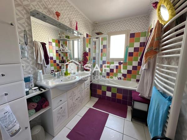 Pavillon de plain pied, 4 chambres, garage,jardin