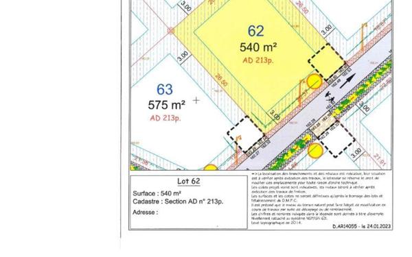 Terrain à vendre    Sarceaux