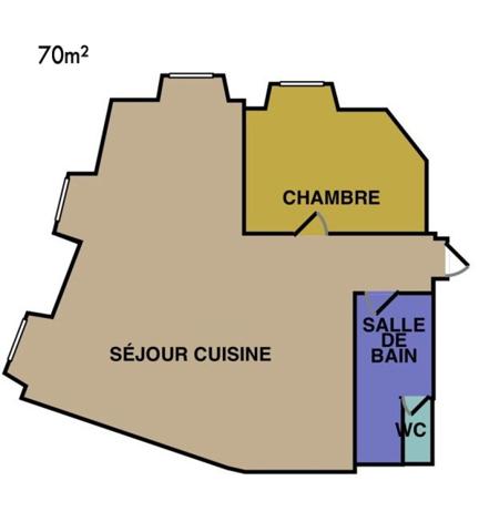 Appartement rénové, vendu loué - pour investisseur