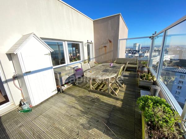 Dpt Finistère (29),BREST, PROCHE CENTRE VILLE, APPARTEMENT 159 M2, DERNIER ETAGE, TERRASSE, VUE PANORAMIQUE, VUE MER, DEUX GARAGES, DOUBLE ASCENSEURS,