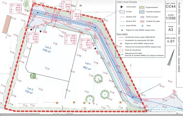 Terrain de 639 m² Libre de constructeur Saint Vincent de Tyrosse (40230)