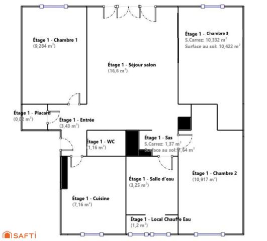 Appartement 4 pièces | 64m² | Parking