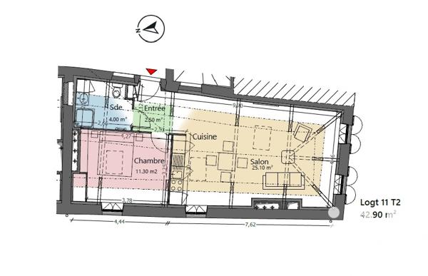 Appartement à vendre 2 pièces 43 m² Clermont-Ferrand