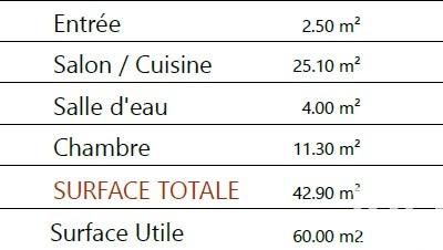 Appartement à vendre 2 pièces 43 m² Clermont-Ferrand