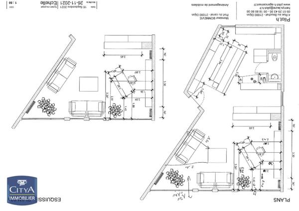 Local professionnel à vendre 73m²