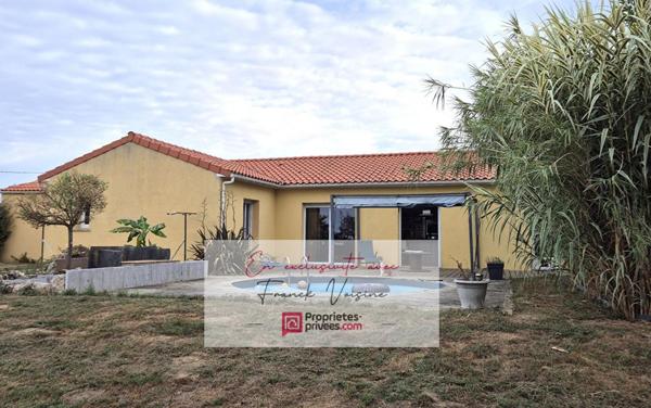 A VENDRE en Exclusivité au Boupère, maison avec 4 chambres  et 1 bureau, et 1 Gîte indépendant sur une parcelle de 1658 m2