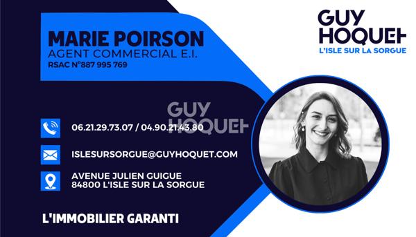 Proche du Golf de Saumane de Vaucluse : Maison de plain pied avec jardin et piscine