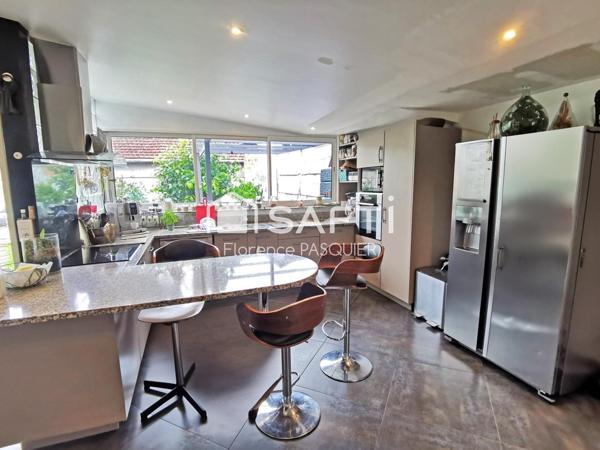 Rare : maison 4 chambres, jardin, piscine, garage...