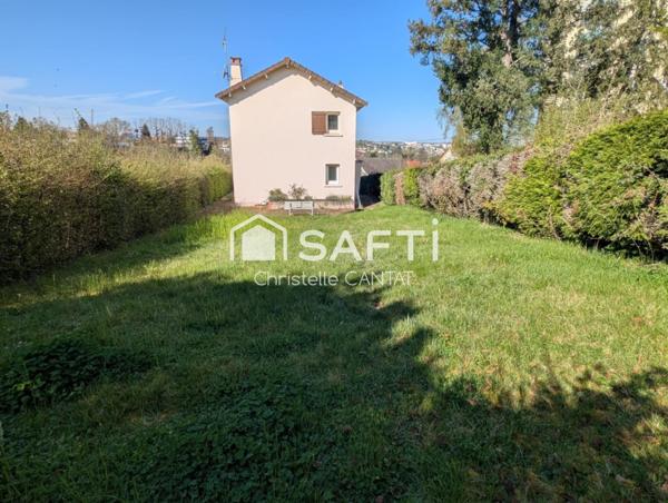 Maison 140 m²,7 pièces, 3 chambres, garage, terrain.