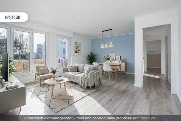 Appartement à vendre |  Lorient |  3 pièces | 75 m²
