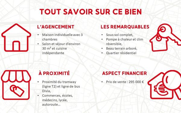 Maison à vendre    5 pièces •  Chenôve