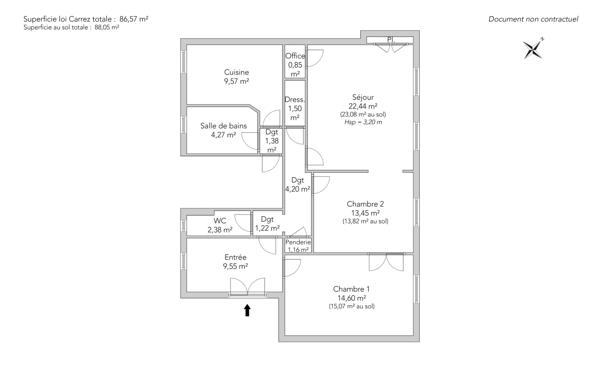 Appartement Paris 8 e - MADELEINE
