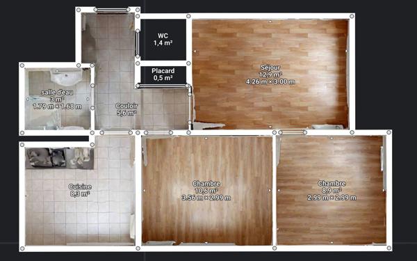 Appartement à vendre    3 pièces •  Metz