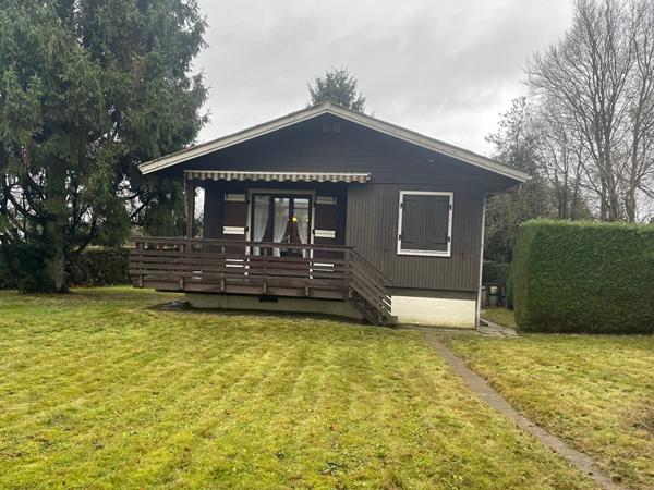 chalet édifié sur sous-sol