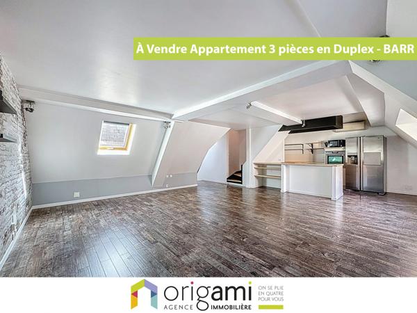 Nouveauté duplex à BARR en Exclusivité ORIGAMI Immobilier