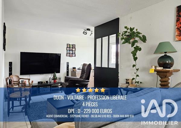 Appartement à vendre 4 pièces 82 m² Dijon