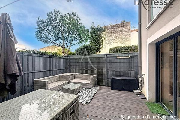Quartier république - Appartement 3 pièces 63m² avec terrasse de 22m² - Parking en sus