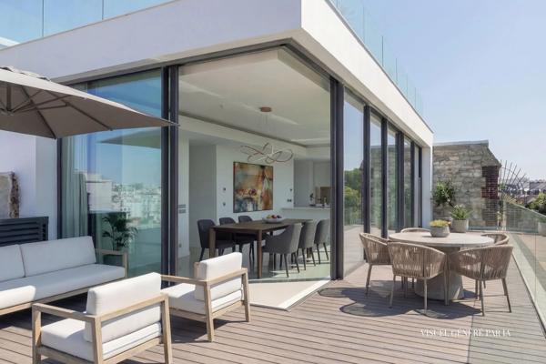 Paris 14e - Parc Montsouris - Duplex d'exception rénové à vendre - 5 pièces - 3 chambres - Terrasses - 250 m²