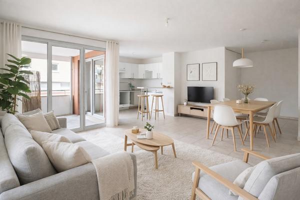 À Vendre - Bel Appartement T3 récent de 70m² avec terrasse. Résidence avec piscine.