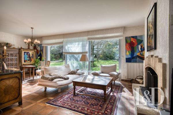 Immobilier Port-Louis - Maison familiale 7 pièces - Vue mer Port-Louis - Jardin arboré - Calme et verdoyant