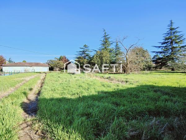 4400 m² constructibles +maison avec piscine garage