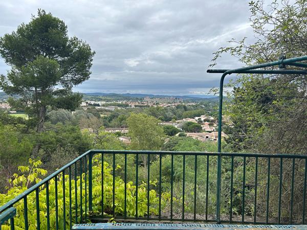 Maison Carcassonne vue cité médiévale