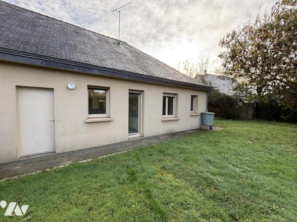 Maison de plain-pied de 70 m² – 2 chambres – garage et jardin clos