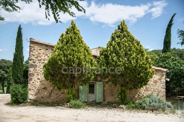 Entre Uzès et La Roque-sur-Cèze, Éden Provençal : Mas du XVIIIe & Son Domaine Privé sur 3,3 hectares