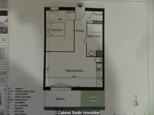 Location Appartement 2 pieces Ares 1 chambre