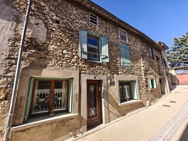 ROQUETAILLADE-MAISON DE VILLAGE EN PIERRE AVEC JARDIN, GARAGE ET ATELIER VENDU LOUÉE