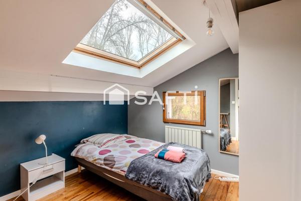 Charme, espace pour cette maison familiale vue lac