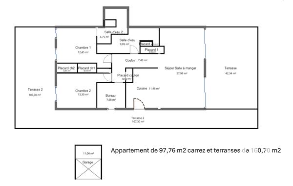 Appartement à vendre 5 pièces 116 m² Cannes