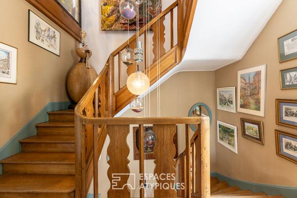 Authentique maison de maître avec vue sur la Moselle