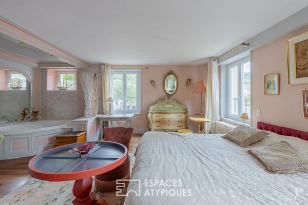 Authentique maison de maître avec vue sur la Moselle