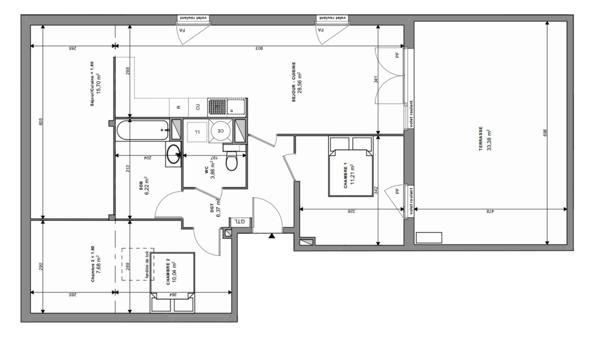 Appartement à vendre 3 pièces 66 m² Bormes-les-Mimosas