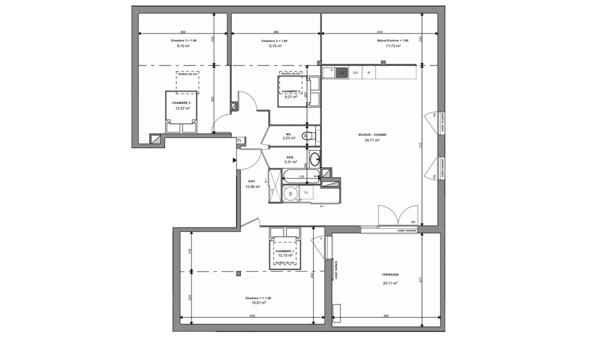 Appartement à vendre 4 pièces 87 m² Bormes-les-Mimosas