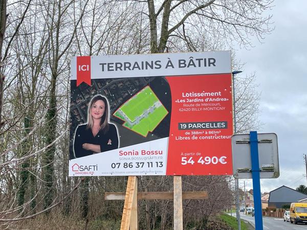 TERRAIN LIBRE DE CONSTRUCTEUR SECTEUR RESIDENTIEL