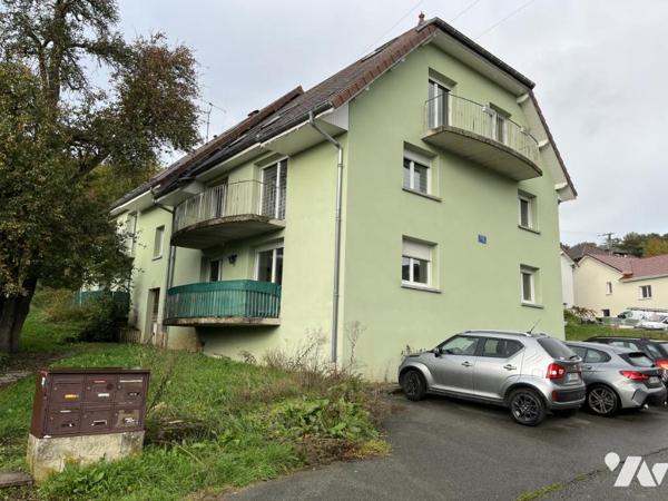 Appartement T4 au 1er (environ 110 m² habitables) avec garage - secteur calme (proche frontière)