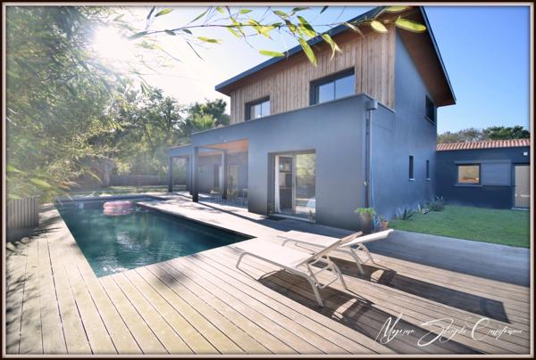 Maison atypique à vendre 5 pièces à ANGRESE(40) quartier calme.