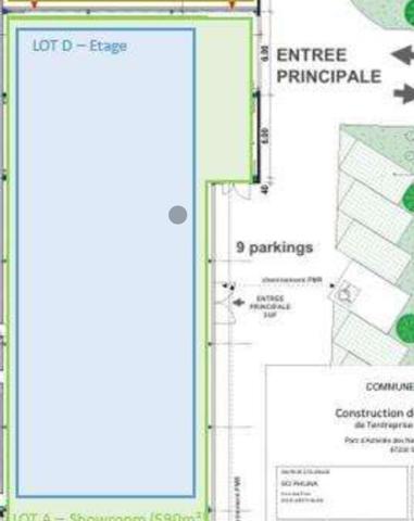 Plateau de bureau de 460m2 modulable au Première étage