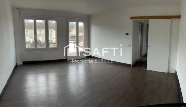 Maison 3 pièces, jardin et garage, fort potentiel