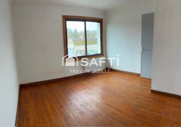 Maison 3 pièces, jardin et garage, fort potentiel