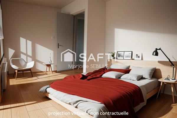 Maison 3 pièces, jardin et garage, fort potentiel