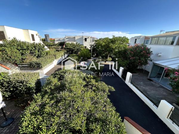 APPARTEMENT CLIMATISE AVEC TERRASSE, PLAGE A 100 M