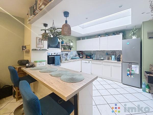 ROUBAIX – MAISON FAMILIALE DE 116 m² – 5 CHAMBRES – JARDIN PRIVATIF – AU CALME