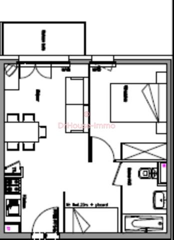 Appartement à vendre 3 pièces de 33 m²